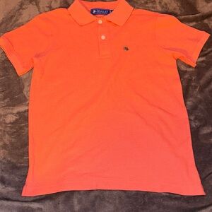 Vibrant Orange Kids Polo Shirt